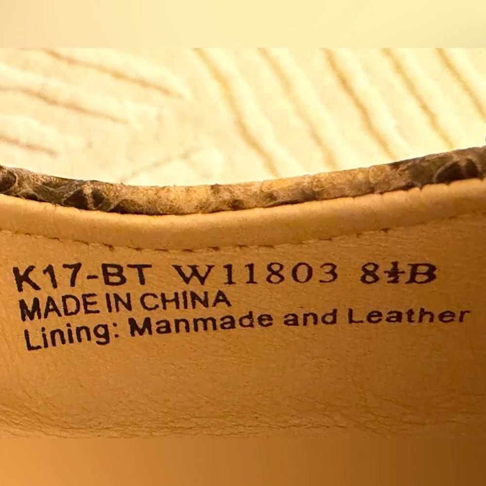 Cole Haan Tali Soft Bow Wedge Pump Snake Print Black Bow Classic Comfort Heel - Picture 16 of 16